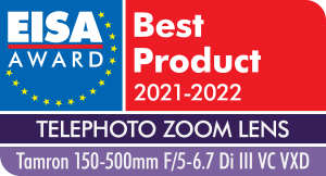EISA Award Tamron 150 500mm F5 6.7 Di III VC VXD